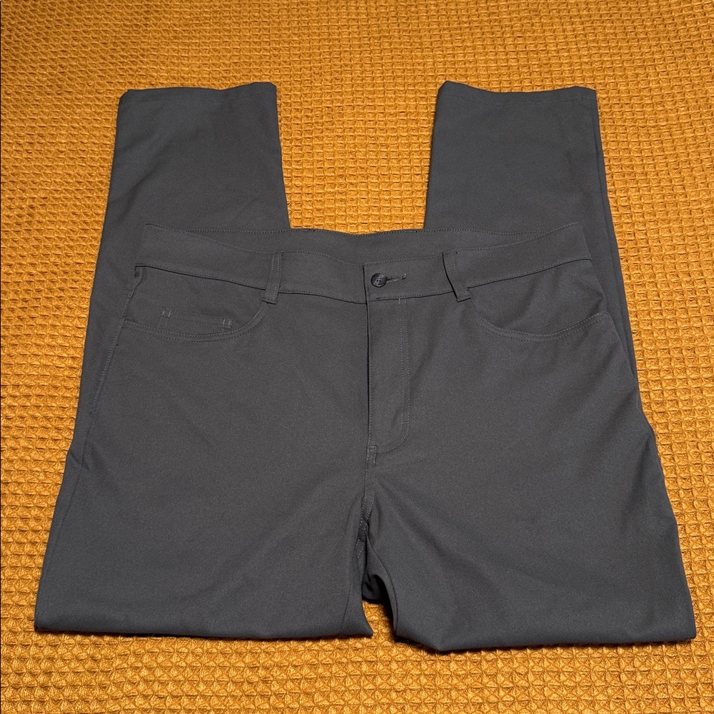 Callaway Mens Performance Golf Pants 34x30 Gray Polyester/Spandex Blend